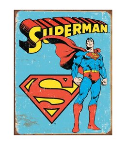 TIN SIGNS SUPERMAN - RETRO