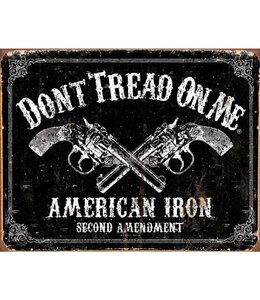 TIN SIGNS DONT TREAD ON ME