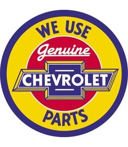 TIN SIGNS CHEVY GENUINE PARTS