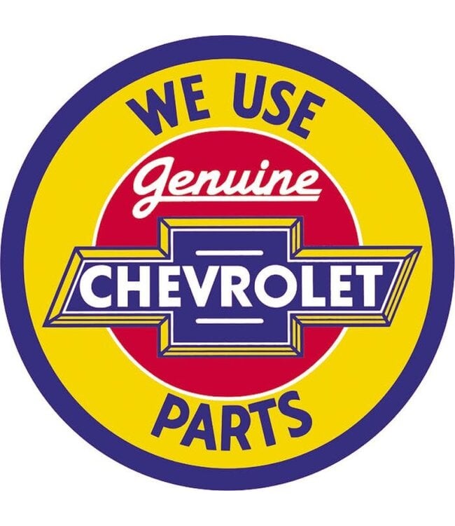 TIN SIGNS CHEVY GENUINE PARTS