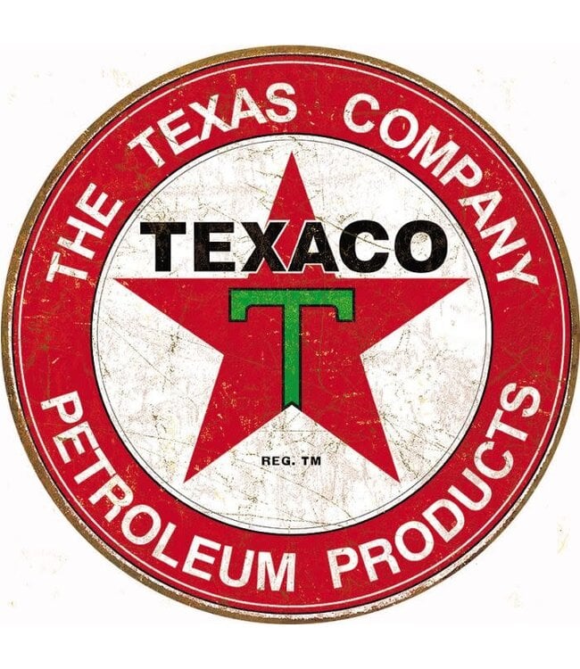 TIN SIGNS TEXACO FILLING STATION