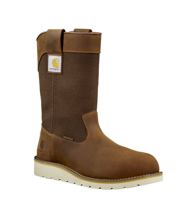 CARHARTT CARHARTT WATERPROOF 10" STEEL TOE WELLINGTON WEDGE BOOT