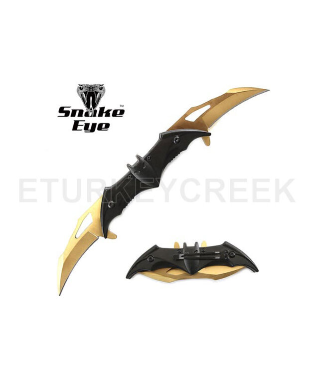 SNAKE EYE TACTICAL DOUBLE BLADED FANTASY SPRING ASSISTED KNIFE