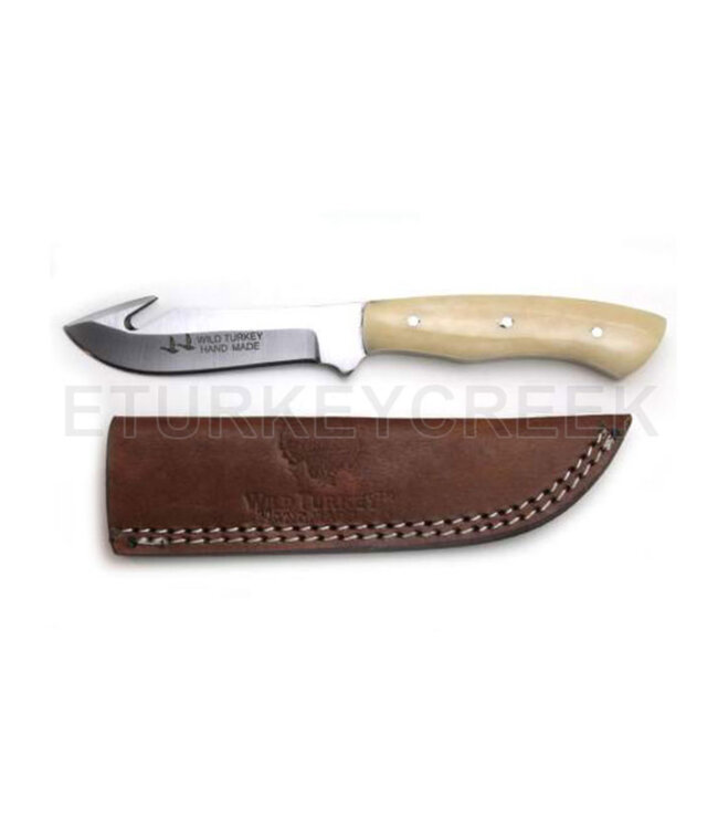 WILD TURKEY HANDMADE COLLECTION FIX BLADE KNIFE 8” OVERALL