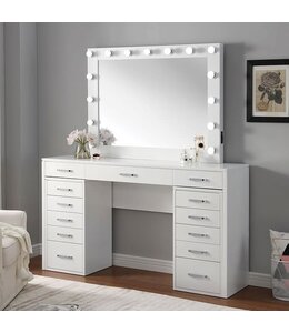 FOA (Furniture of America) Aphrodite Vanity (CM-DK933WH)