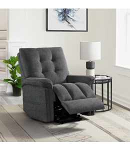 Elements PECOS POWER LIFT CHAIR IN RIBBIT CHARCOAL