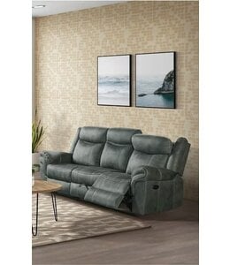 Elements Sorrento Charcoal Motion Sofa w/ Dropdown in Charcoal (599287-038-1X)