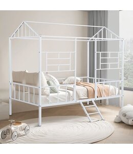 FOA (Furniture of America) RHONDA  WHITE K/D TWIN LOFT BED (FM-BK908WH-T)