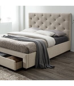 FOA (Furniture of America) Sybella Full Bed Beige | CM7218BG