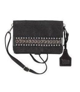 Angel Ranch Onyx Style Crossbody Clutch Black D330008101