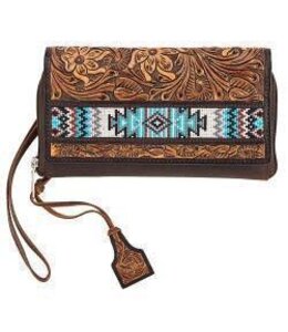 Angel Ranch Penelope Collection Wallet Dark Brown D330007834