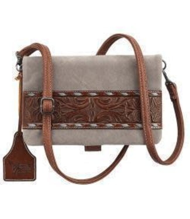 Angel Ranch Celia Collection Crossbody Clutch Grey D330009406