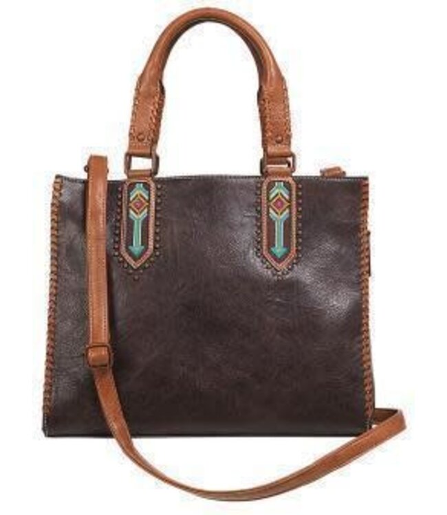 Nocona Ladies Ruthie Style Conceal Carry Tote Brown N770013102