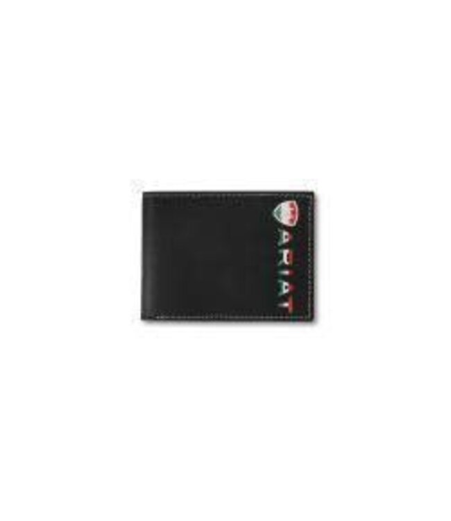 Ariat ARIAT BIFOLD WALLET MEXICO FLAG COLORS BLACK A3555301