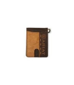 Ariat ARIAT BIFOLD MONEY CLIP CROCO TAN A3561108