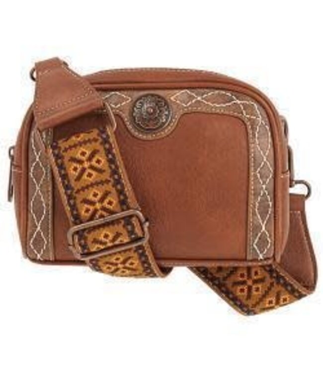 Nocona Ladies Ivy Collection Belt Crossbody Bag Tan N7511508