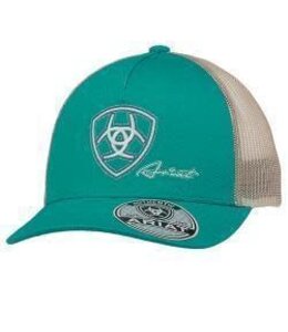 Ariat Ariat Ladies Cap Snap Back Shield Embroidered Turquoise A300088533