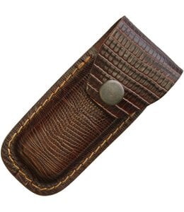 Leather Belt Pouch Lizard SH1184