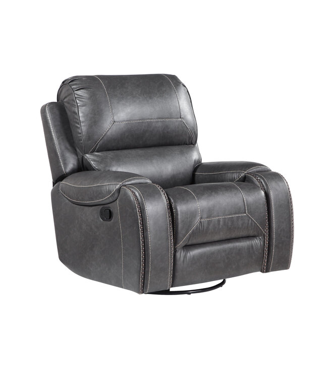 STEVE SILVER KEILY CHARCOAL MANUEL MOTION RECLINER KE800CG