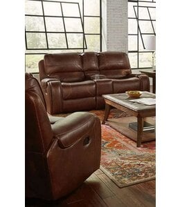 CORINTHIAN Avalanche Tobacco Loveseat Motion (69506-40G)