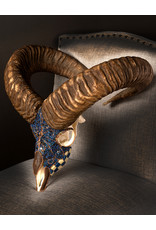 Kelly Nygard Mouflon - Decorated Sheep Skull - Kelly Nygard