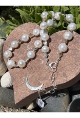 AAA Freshwater Pearl and Sterling Star Necklace - AC