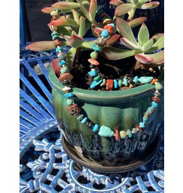 Annette Colby - Jeweler Multi Bead Turquoise 19inch Necklace - AC