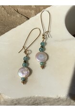 Moon Glow Pearl Earrings - AC