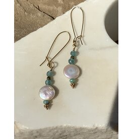Moon Glow Pearl Earrings - AC