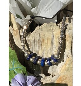 Lapis Sterling Necklace - Annette Colby