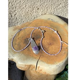 Annette Colby - Jeweler Purple Zircon, Opal, Amethyst  Necklace - AC