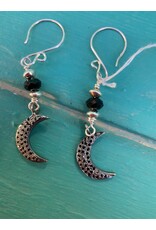 Annette Colby - Jeweler Crescent Moon Spinel Earrings -  AC