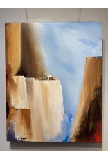 Ed Wyatt Painting Mesa Series #185 - Acrylic on Canvas - EW