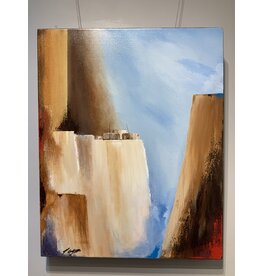 Ed Wyatt Painting Mesa Series #185 - Acrylic on Canvas - EW