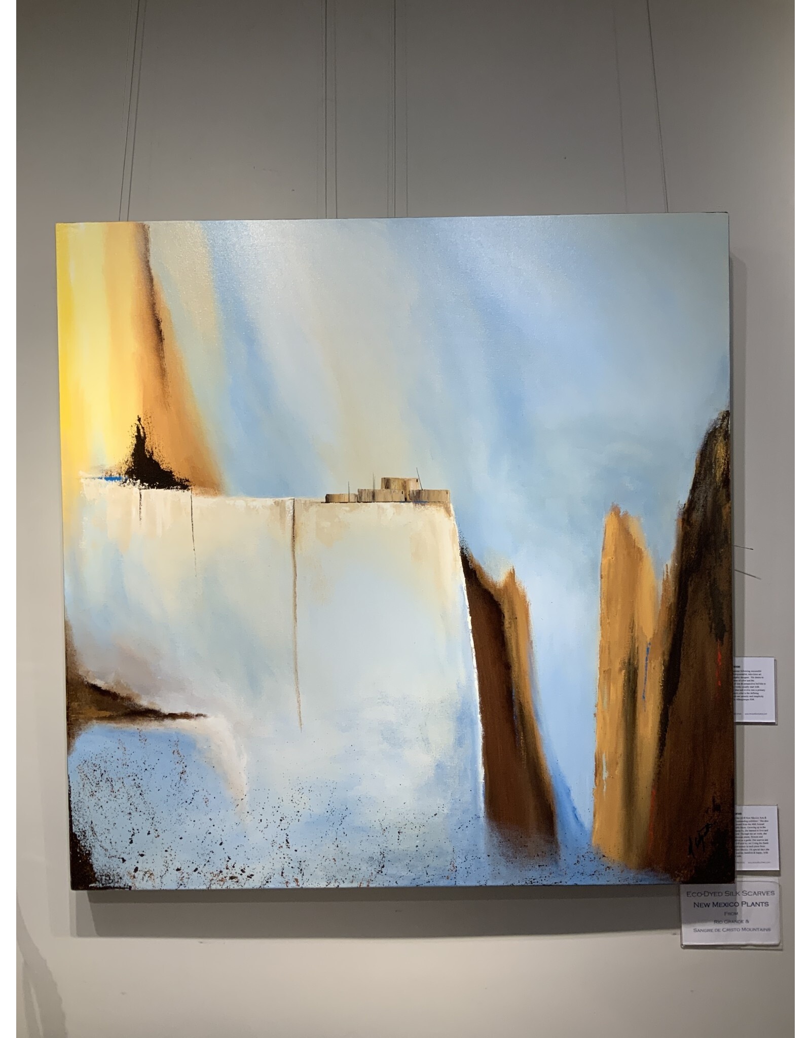 Ed Wyatt Mesa Series #186 - Acrylic on Canvas 40 x40 - EW