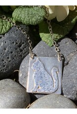Sterling Cat Necklace - Annette Colby