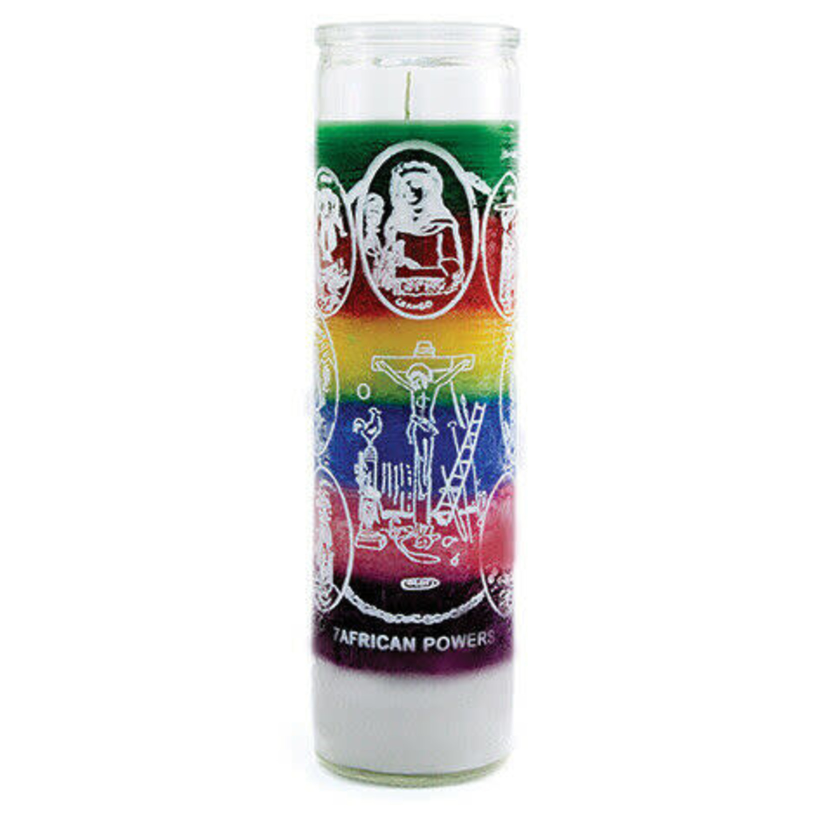 7 African Powers Seven Day Candle (7C)