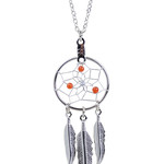 July Dreamcatcher Birthstone Necklace