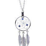 September Dreamcatcher Birthstone Necklace