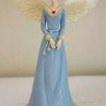 Angel Figurine January Birthstone