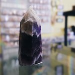 Chevron Amethyst Pillar