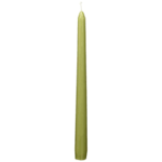 Taper Candle Light  Green 10"