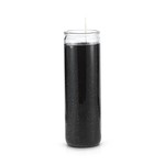 Plain  Black 7 Day candle