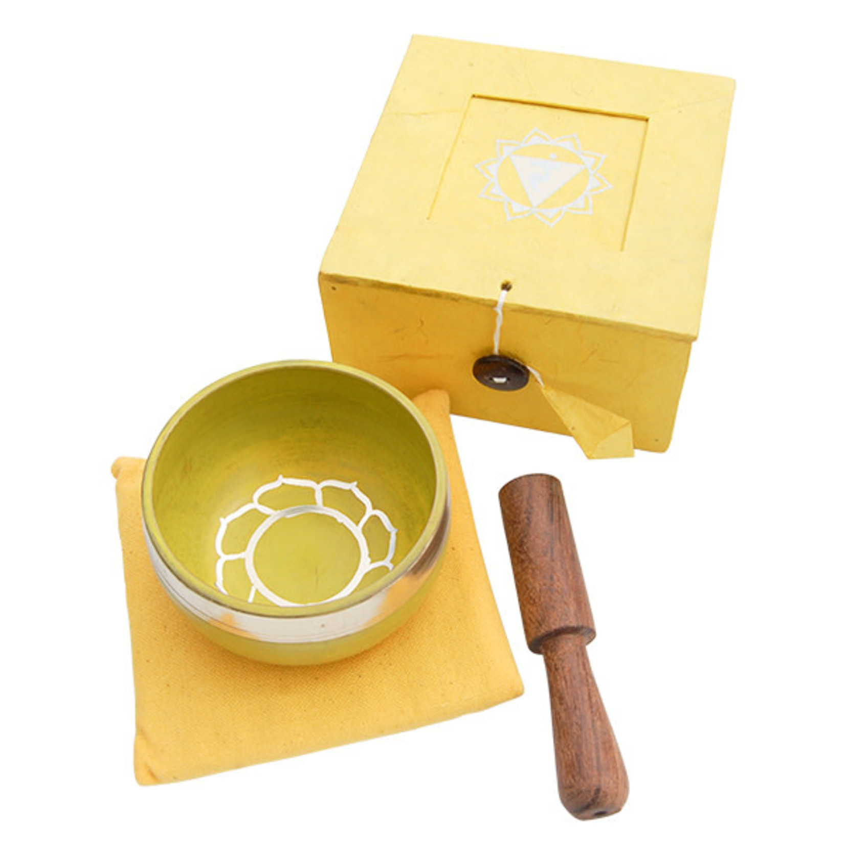Tibetan Singing Bowl Solar Plexus - Yellow