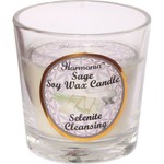Votive Candle Harmonia Soy Gem - Cleansing Selenite