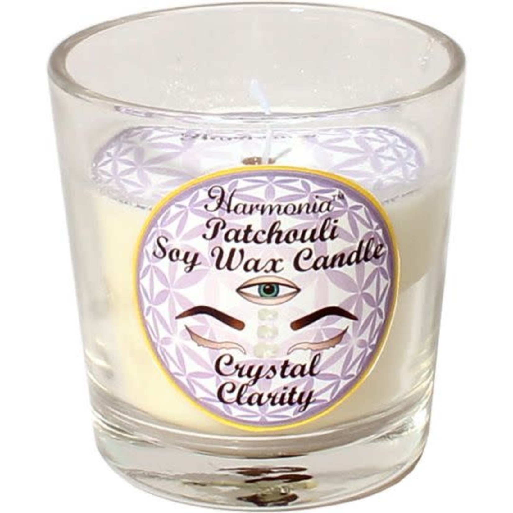 Votive Candle Harmonia Soy Gem - Clarity Clear Quartz