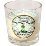 Votive Candle Harmonia Soy Gem - Good Luck Green Adventurine