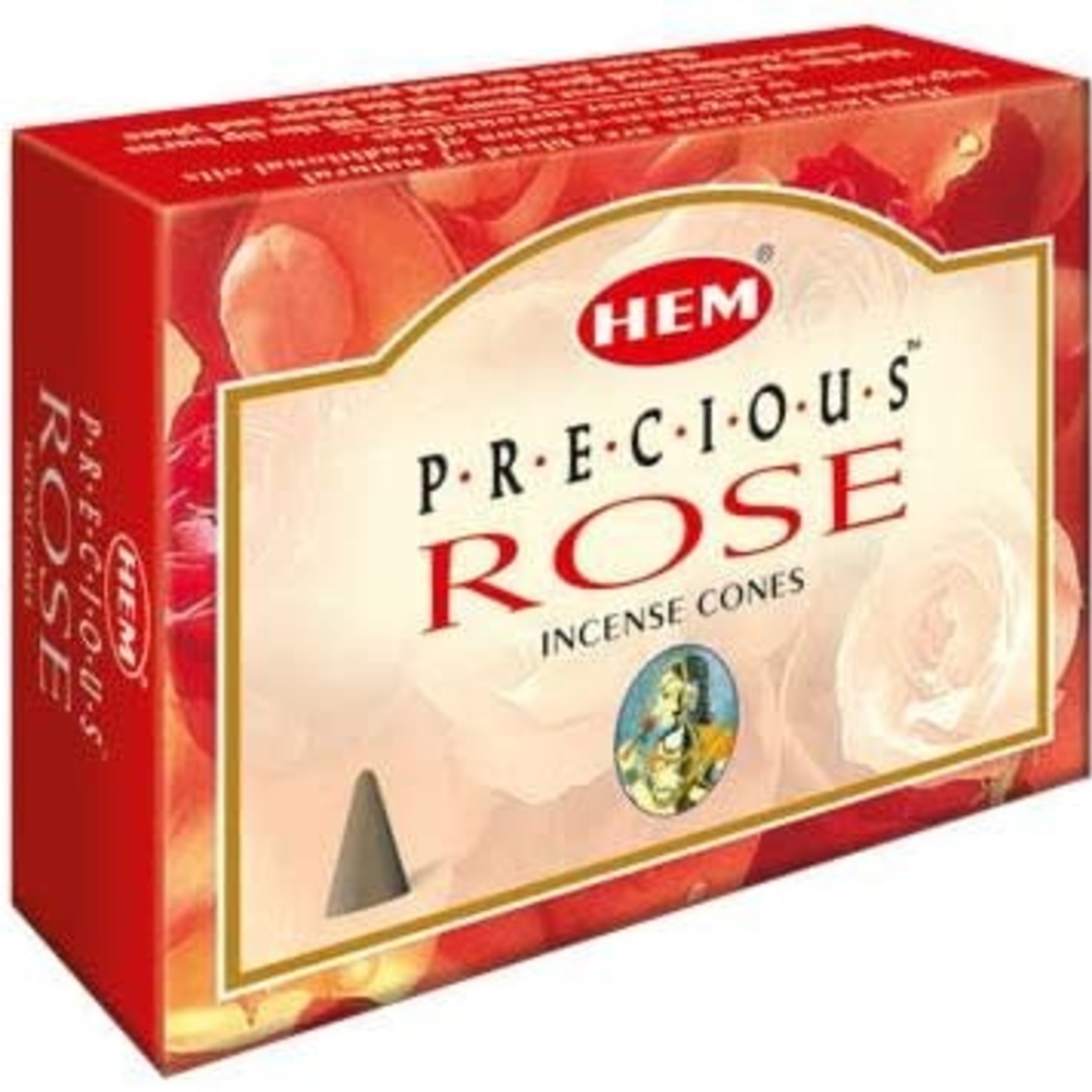 Precious Rose Incense Cones (HEM)
