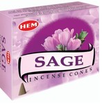 Sage Incense Cones - Hem