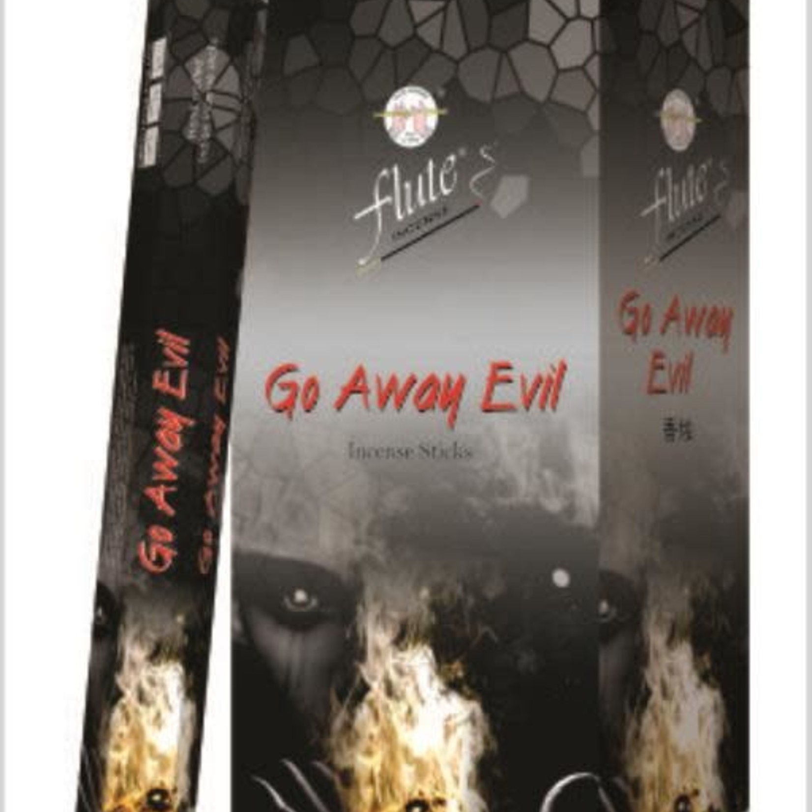 FLUTE Go Away Evil Incense Stick - Flute